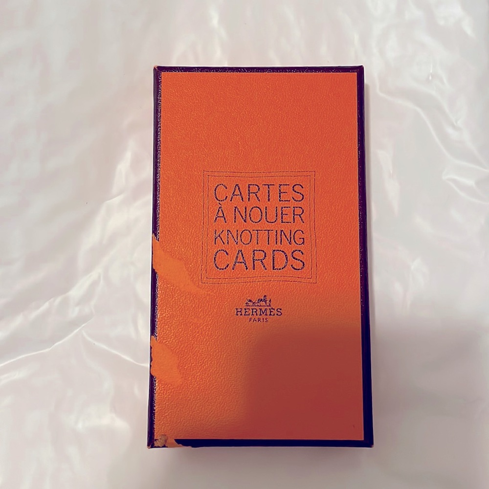 Hermes Knotting Cards and Box
